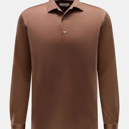 Aurélien - Herren - Jersey Longsleeve-Poloshirt braun Aurélien - Herren - Jersey Longsleeve-Poloshirt braun