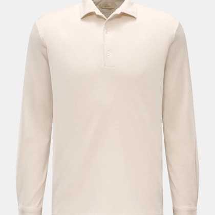 Aurélien - Herren - Jersey Longsleeve-Poloshirt sand Aurélien - Herren - Jersey Longsleeve-Poloshirt sand
