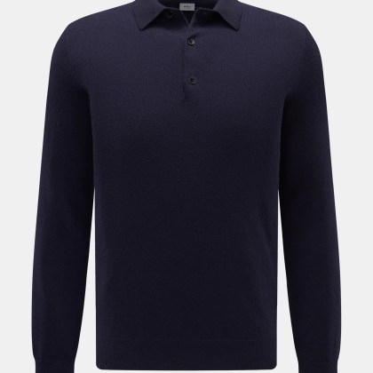 von Braun - Herren - Cashmere Strickpolo navy von Braun - Herren - Cashmere Strickpolo navy