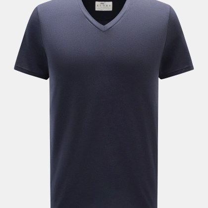 mey story - Herren - V-Neck T-Shirt navy mey story - Herren - V-Neck T-Shirt navy