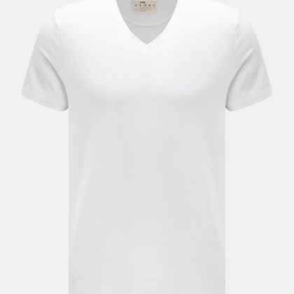 mey story - Herren - V-Neck T-Shirt weiß mey story - Herren - V-Neck T-Shirt weiß