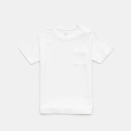 04651/ A trip in a bag - Herren - Kinder Frottee Rundhals-T-Shirt %27Kids Terry Tee%27 weiß 04651/ A trip in a bag - Herren - Kinder Frottee Rundhals-T-Shirt %27Kids Terry Tee%27 weiß