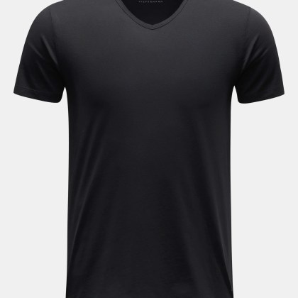 Kiefermann - Herren - V-Neck T-Shirt %27Darius%27 schwarz Kiefermann - Herren - V-Neck T-Shirt %27Darius%27 schwarz