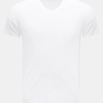 Kiefermann - Herren - V-Neck T-Shirt %27Darius%27 weiß Kiefermann - Herren - V-Neck T-Shirt %27Darius%27 weiß