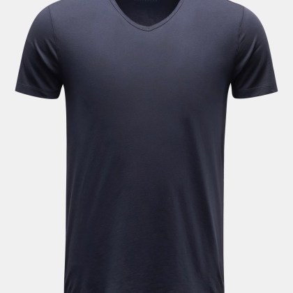 Kiefermann - Herren - V-Neck T-Shirt %27Darius%27 dark navy Kiefermann - Herren - V-Neck T-Shirt %27Darius%27 dark navy