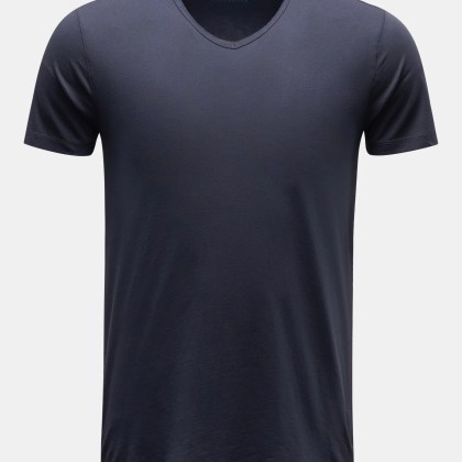 Kiefermann - Herren - V-Neck T-Shirt %27Darius%27 dark navy Kiefermann - Herren - V-Neck T-Shirt %27Darius%27 dark navy