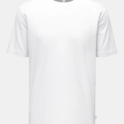 04651/ A trip in a bag - Herren - Rundhals-T-Shirt %27Oyster Jersey Tee%27 weiß 04651/ A trip in a bag - Herren - Rundhals-T-Shirt %27Oyster Jersey Tee%27 weiß