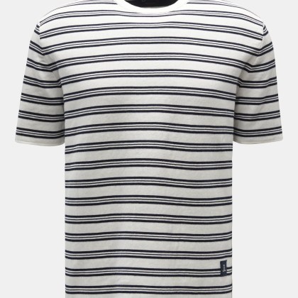 Seafarer - Herren - Rundhals-T-Shirt weiß/navy gestreift Seafarer - Herren - Rundhals-T-Shirt weiß/navy gestreift