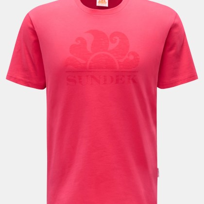 Sundek - Herren - Rundhals-T-Shirt magenta Sundek - Herren - Rundhals-T-Shirt magenta