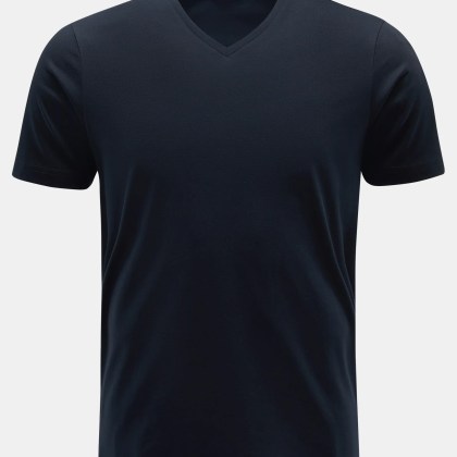 Stefan Brandt - Herren - V-Neck T-Shirt %27Artur%27 dark navy Stefan Brandt - Herren - V-Neck T-Shirt %27Artur%27 dark navy