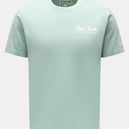 MC2 Saint Barth - Herren - Rundhals-T-Shirt %27Tennis Champ%27 mintgrün MC2 Saint Barth - Herren - Rundhals-T-Shirt %27Tennis Champ%27 mintgrün