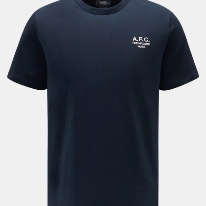A.P.C. - Herren - Rundhals-T-Shirt %27Standard Rue Madame%27 navy A.P.C. - Herren - Rundhals-T-Shirt %27Standard Rue Madame%27 navy