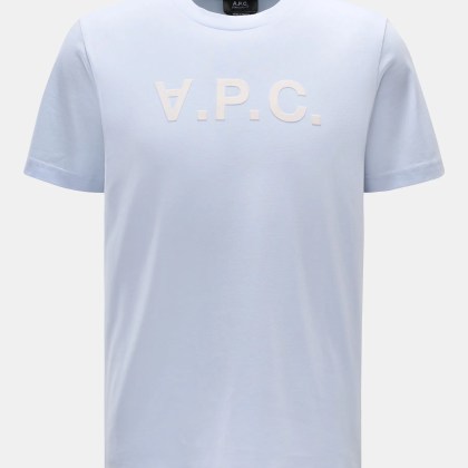 A.P.C. - Herren - Rundhals-T-Shirt %27Standard Grand VPC%27 hellblau A.P.C. - Herren - Rundhals-T-Shirt %27Standard Grand VPC%27 hellblau