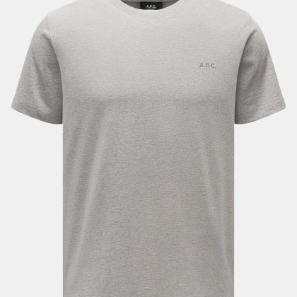 A.P.C. - Herren - Rundhals-T-Shirt grau meliert A.P.C. - Herren - Rundhals-T-Shirt grau meliert