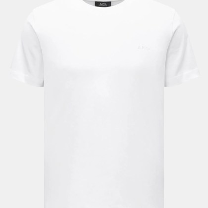 A.P.C. - Herren - Rundhals-T-Shirt weiß A.P.C. - Herren - Rundhals-T-Shirt weiß