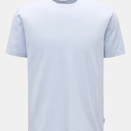 04651/ A trip in a bag - Herren - Rundhals-T-Shirt hellblau 04651/ A trip in a bag - Herren - Rundhals-T-Shirt hellblau