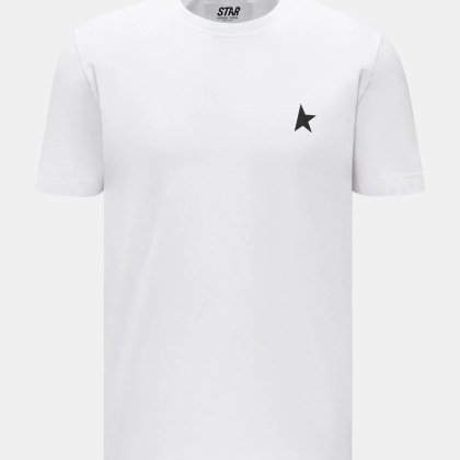 Golden Goose - Herren - Rundhals-T-Shirt weiß Golden Goose - Herren - Rundhals-T-Shirt weiß