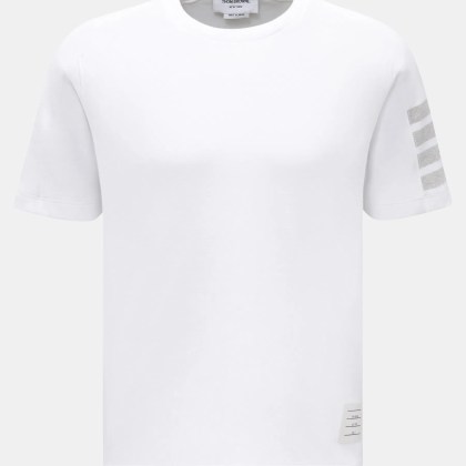 Thom Browne - Herren - Rundhals-T-Shirt weiß Thom Browne - Herren - Rundhals-T-Shirt weiß