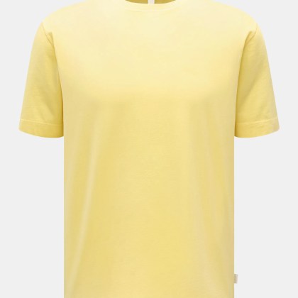 04651/ A trip in a bag - Herren - Rundhals-T-Shirt gelb 04651/ A trip in a bag - Herren - Rundhals-T-Shirt gelb