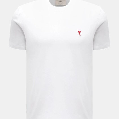 Ami Paris - Herren - Rundhals-T-Shirt weiß Ami Paris - Herren - Rundhals-T-Shirt weiß