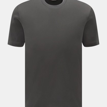 Stefan Brandt - Herren - Rundhals-T-Shirt %27Eli%27 dunkelgrau Stefan Brandt - Herren - Rundhals-T-Shirt %27Eli%27 dunkelgrau