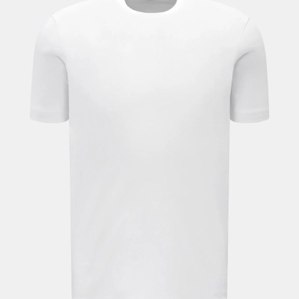 Stefan Brandt - Herren - Rundhals-T-Shirt %27Sea Island Eli%27 weiß Stefan Brandt - Herren - Rundhals-T-Shirt %27Sea Island Eli%27 weiß