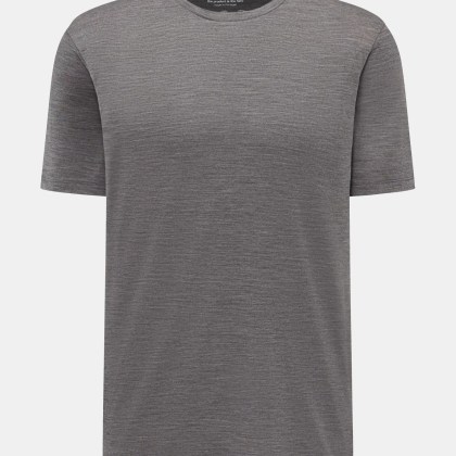 The Product is the Hero - Herren - Merino T-Shirt %27Wool Tee%27 dunkelgrau meliert The Product is the Hero - Herren - Merino T-Shirt %27Wool Tee%27 dunkelgrau meliert