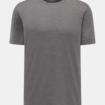 The Product is the Hero - Herren - Merino T-Shirt %27Wool Tee%27 dunkelgrau meliert The Product is the Hero - Herren - Merino T-Shirt %27Wool Tee%27 dunkelgrau meliert