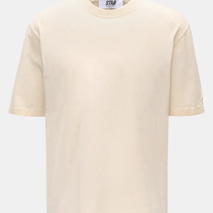 Golden Goose - Herren - Rundhals-T-Shirt creme Golden Goose - Herren - Rundhals-T-Shirt creme