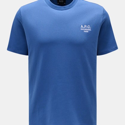 A.P.C. - Herren - Rundhals-T-Shirt %27Standard Rue Madame%27 blau A.P.C. - Herren - Rundhals-T-Shirt %27Standard Rue Madame%27 blau