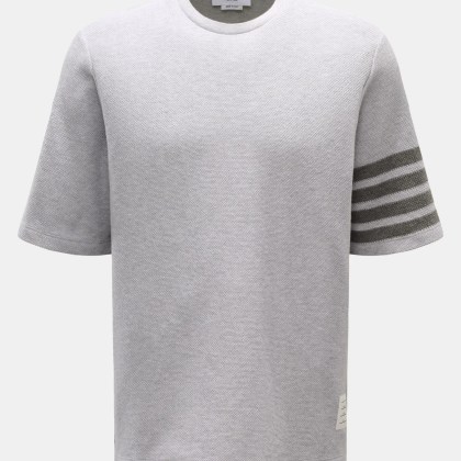 Thom Browne - Herren - Rundhals-T-Shirt grau meliert Thom Browne - Herren - Rundhals-T-Shirt grau meliert