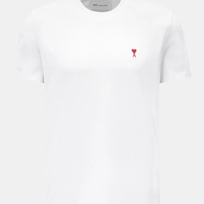 Ami Paris - Herren - Rundhals-T-Shirt weiß Ami Paris - Herren - Rundhals-T-Shirt weiß
