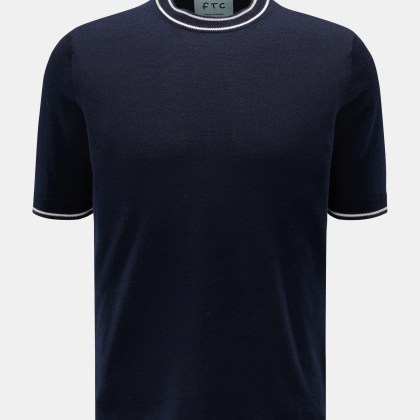 FTC - Herren - Kurzarm-Rundhalspullover navy FTC - Herren - Kurzarm-Rundhalspullover navy