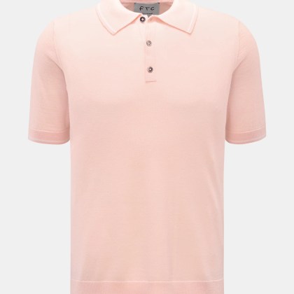 FTC - Herren - Kurzarm-Strickpolo rosé FTC - Herren - Kurzarm-Strickpolo rosé