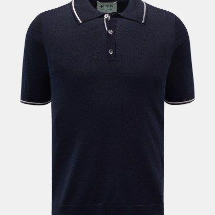 FTC - Herren - Kurzarm-Strickpolo navy FTC - Herren - Kurzarm-Strickpolo navy