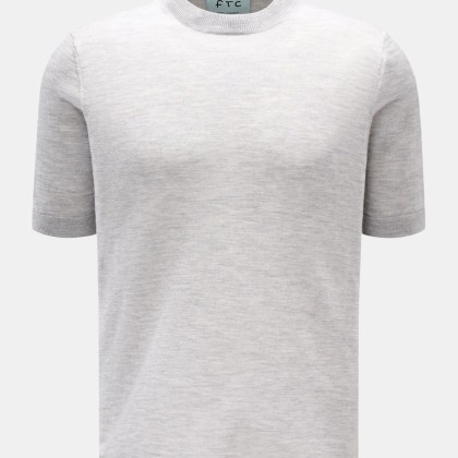 FTC - Herren - Kurzarm-Rundhalspullover grau meliert FTC - Herren - Kurzarm-Rundhalspullover grau meliert