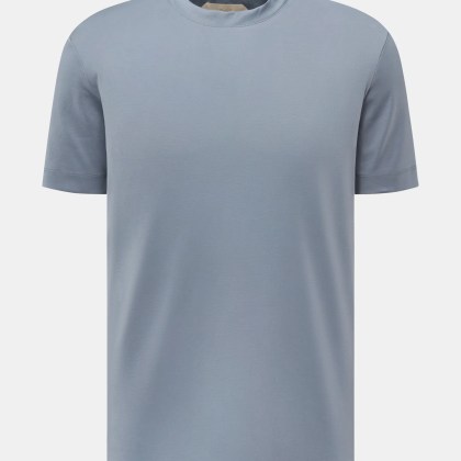 Aurélien - Herren - Rundhals-T-Shirt rauchblau Aurélien - Herren - Rundhals-T-Shirt rauchblau