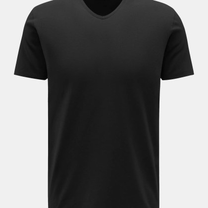Kiefermann - Herren - V-Neck T-Shirt %27Hapes%27 schwarz Kiefermann - Herren - V-Neck T-Shirt %27Hapes%27 schwarz