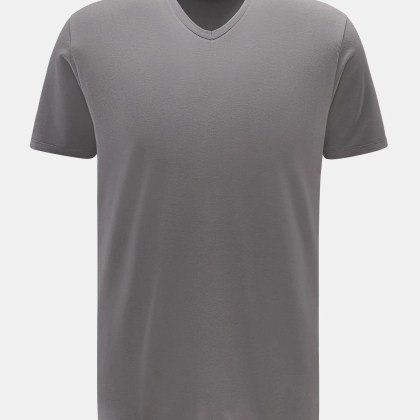 Kiefermann - Herren - V-Neck T-Shirt %27Hapes%27 grau Kiefermann - Herren - V-Neck T-Shirt %27Hapes%27 grau