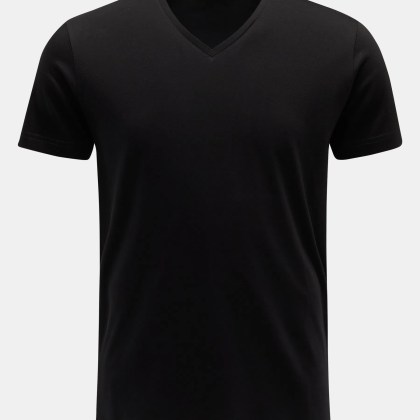 Stefan Brandt - Herren - V-Neck T-Shirt %27Artur%27 schwarz Stefan Brandt - Herren - V-Neck T-Shirt %27Artur%27 schwarz