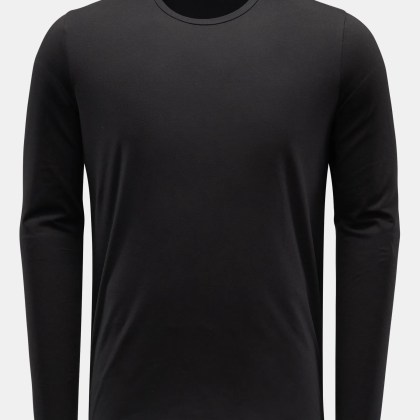 Kiefermann - Herren - Rundhals-Longsleeve %27Emil%27 schwarz Kiefermann - Herren - Rundhals-Longsleeve %27Emil%27 schwarz
