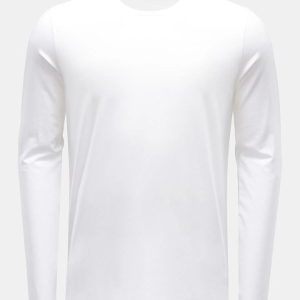 Kiefermann - Herren - Rundhals-Longsleeve %27Emil%27 weiß Kiefermann - Herren - Rundhals-Longsleeve %27Emil%27 weiß