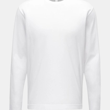 04651/ A trip in a bag - Herren - Rundhals-Longsleeve %27Oyster Jersey Tee%27 weiß 04651/ A trip in a bag - Herren - Rundhals-Longsleeve %27Oyster Jersey Tee%27 weiß