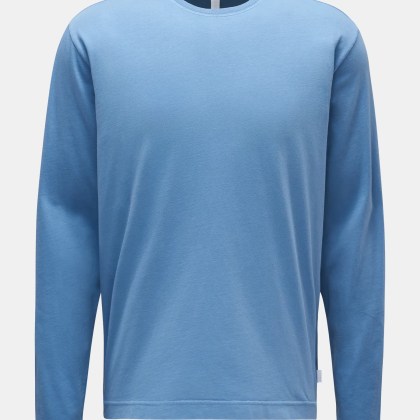 04651/ A trip in a bag - Herren - Rundhals-Longsleeve %27Oyster Jersey Tee%27 rauchblau 04651/ A trip in a bag - Herren - Rundhals-Longsleeve %27Oyster Jersey Tee%27 rauchblau