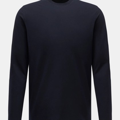 Zanone - Herren - Rundhals-Longsleeve schwarz Zanone - Herren - Rundhals-Longsleeve schwarz