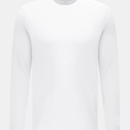 Majestic Filatures - Herren - Rundhals-Longsleeve %27James%27 weiß Majestic Filatures - Herren - Rundhals-Longsleeve %27James%27 weiß