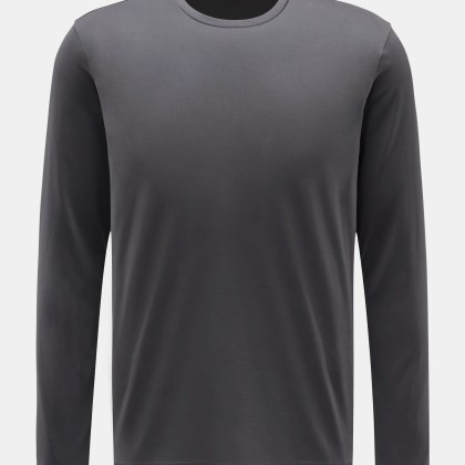 Stefan Brandt - Herren - Rundhals-Longsleeve %27Enno%27 dunkelgrau Stefan Brandt - Herren - Rundhals-Longsleeve %27Enno%27 dunkelgrau