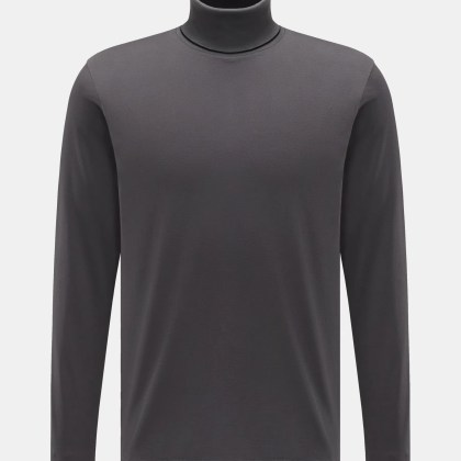 Stefan Brandt - Herren - Jersey-Rollkragenpullover %27Eli Rolli LA 30%27 dunkelgrau Stefan Brandt - Herren - Jersey-Rollkragenpullover %27Eli Rolli LA 30%27 dunkelgrau