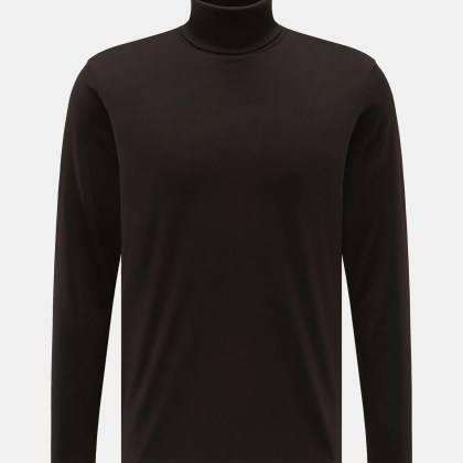 Stefan Brandt - Herren - Jersey-Rollkragenpullover %27Eli Rolli LA 30%27 dunkelbraun Stefan Brandt - Herren - Jersey-Rollkragenpullover %27Eli Rolli LA 30%27 dunkelbraun