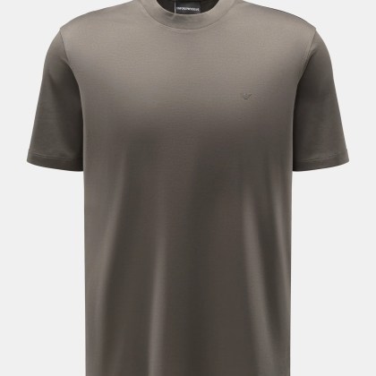 Emporio Armani - Herren - Rundhals-T-Shirt graubraun Emporio Armani - Herren - Rundhals-T-Shirt graubraun